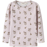 Lil'Atelier Hushed Violet Apple Rose Nmfgayo Sig Ls Slim Topp Lil