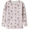 Lil'Atelier Hushed Violet Apple Rose Nmfgayo Sig Ls Slim Topp Lil