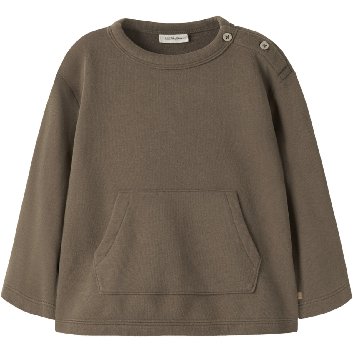 Lil'Atelier Teak Nmmilondon Rea Ls Loose Sweat Bru Lil