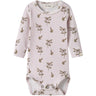Lil'Atelier Hushed Violet Apple Rose Nbfgayo Sig Ls Slim Body Lil
