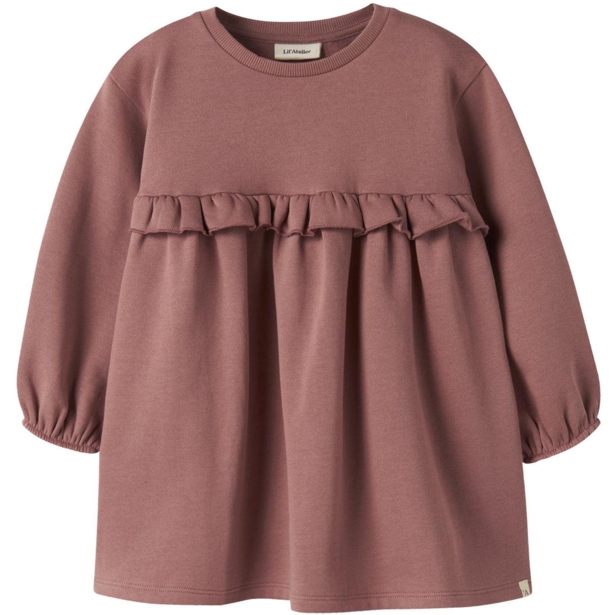 Lil'Atelier Withered Rose Nmfkilano Ls Loose Sweat Kjole Bru Lil