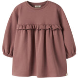 Lil'Atelier Withered Rose Nmfkilano Ls Loose Sweat Kjole Bru Lil