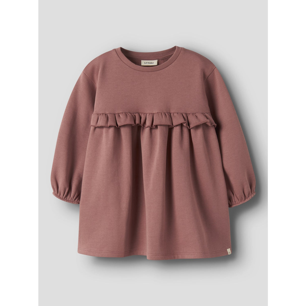 Lil'Atelier Withered Rose Nmfkilano Ls Loose Sweat Kjole Bru Lil