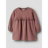 Lil'Atelier Withered Rose Nmfkilano Ls Loose Sweat Kjole Bru Lil