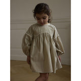 Lil'Atelier Moss Gray Nmfoleno Ls Loose Kjole Lil