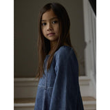 Lil'Atelier Dark Blue Denim Nmfobello Ls Loose Dnm Kjole 1144-Se Lil