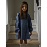 Lil'Atelier Dark Blue Denim Nmfobello Ls Loose Dnm Kjole 1144-Se Lil