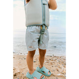 LIEWOOD Stripe Peppermint / Crisp White Duke Stripe Board Shorts