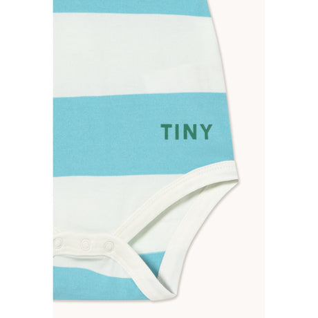 TinyCottons Light Cyan Cyan Stripes Strikk Body