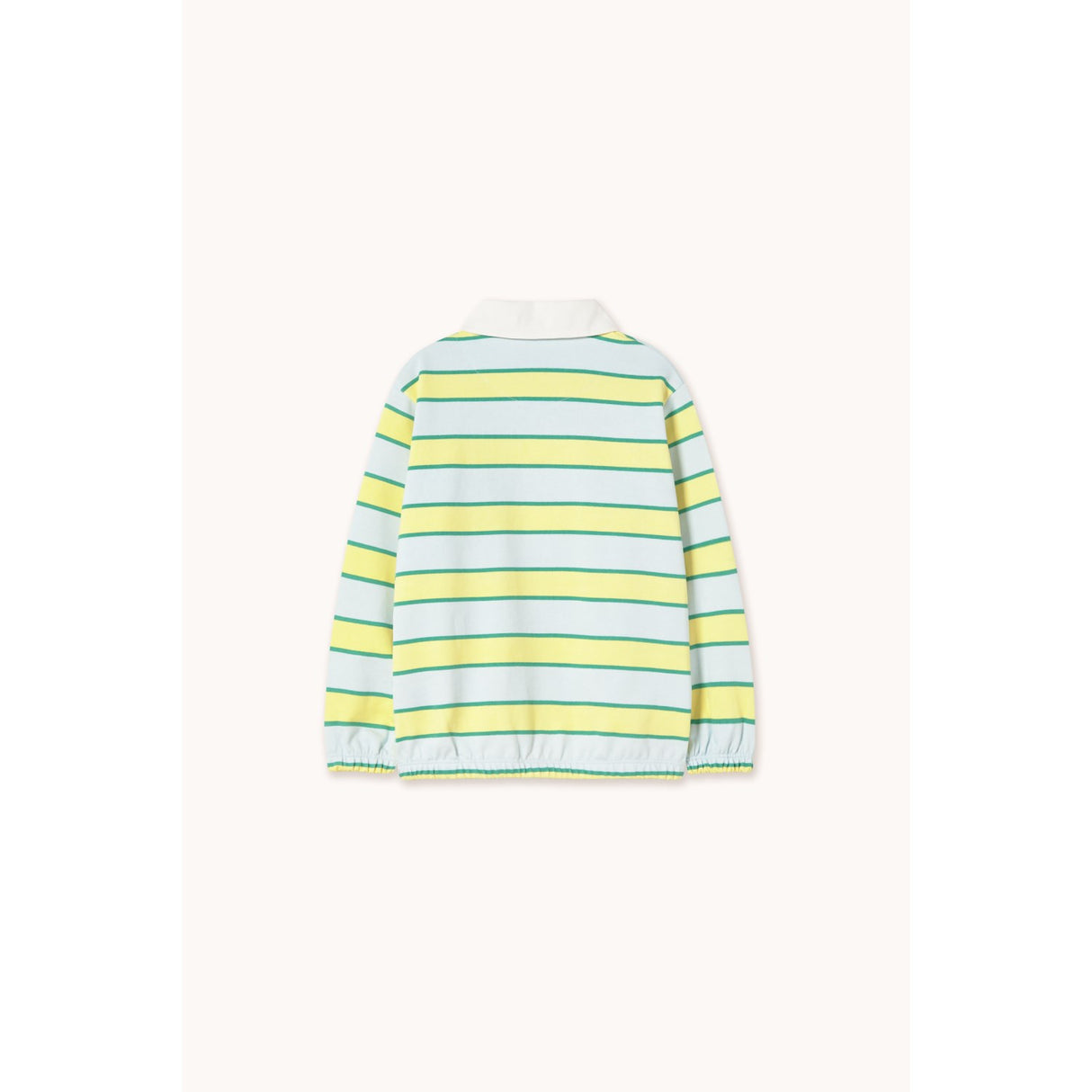 TinyCottons Ice Blue Retro Stripes Polo Collegegenser