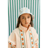 TinyCottons Washed Blue Blue Stripes Bøttehatt