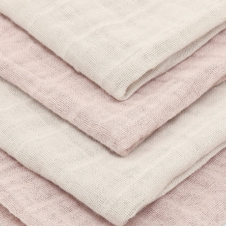 Pippi Shadow Gray Muslin Cloth Solid (4-Pack)