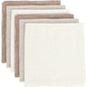 Pippi Taupe Gray Muslin Cloth (6-Pack)
