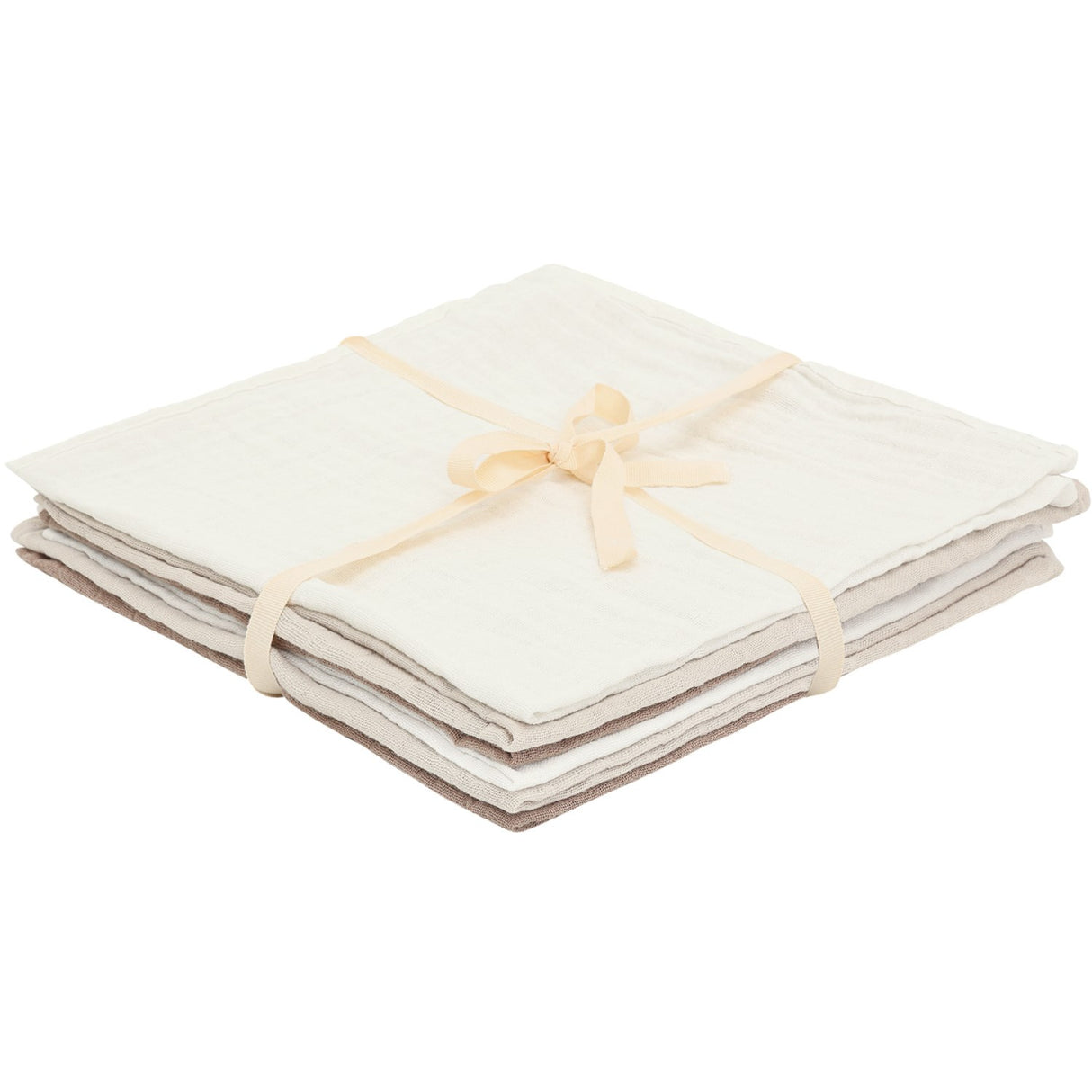 Pippi Taupe Gray Muslin Cloth (6-Pack)