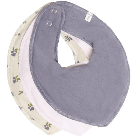 Pippi Blue Granite Bandana Smekke Girl -Aop (3-Pack)