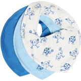 Pippi Light Dusty Blue Bandana Smekke Boy -Aop (3-Pack)
