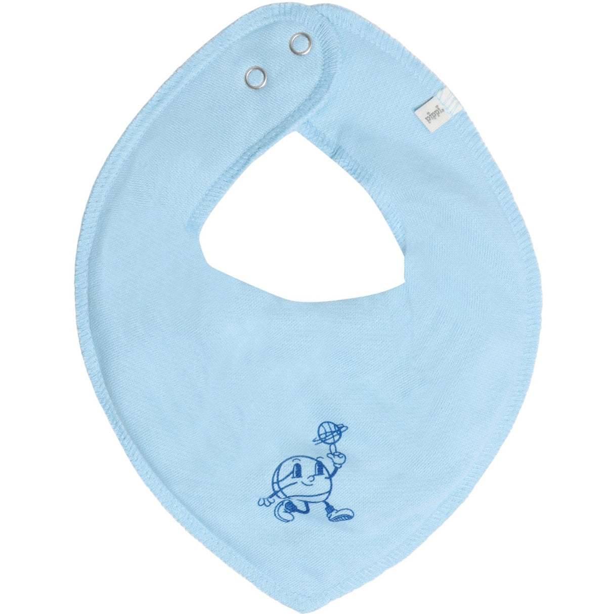 Pippi Light Dusty Blue Bandana Smekke Boy -Aop (3-Pack)