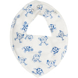 Pippi Light Dusty Blue Bandana Smekke Boy -Aop (3-Pack)