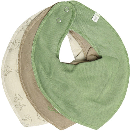 Pippi Silver Mink Bandana Smekke Boy -Aop (3-Pack)