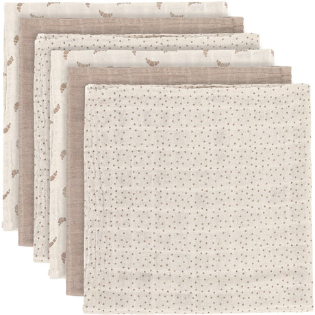 Pippi Silver Lining Muslin Cloth (6-Pack)