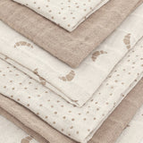 Pippi Silver Lining Muslin Cloth (6-Pack)