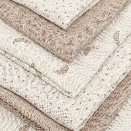 Pippi Silver Lining Muslin Cloth (6-Pack)