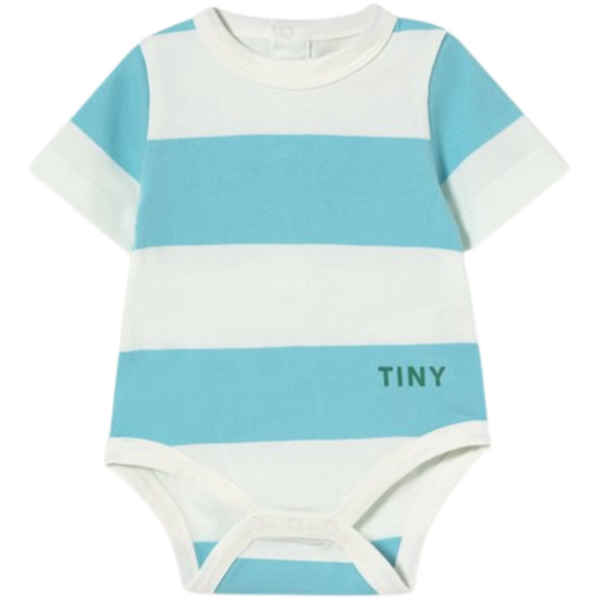 TinyCottons Light Cyan Cyan Stripes Strikk Body