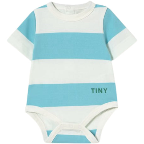 TinyCottons Light Cyan Cyan Stripes Strikk Body