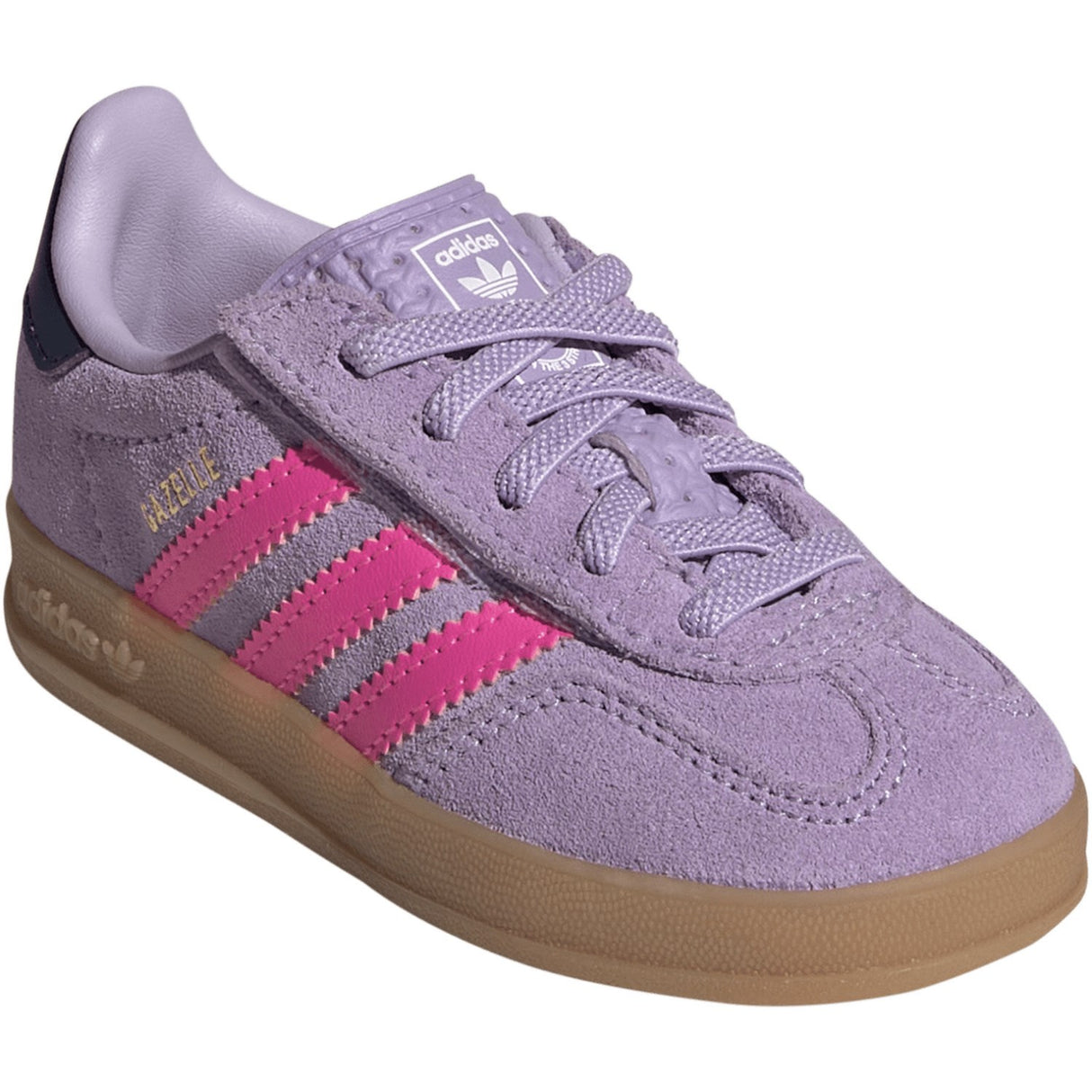 adidas Originals Powder Plum/Lucid Pink/Gum 2 Gazelle Indoor Cf El I Sneakers