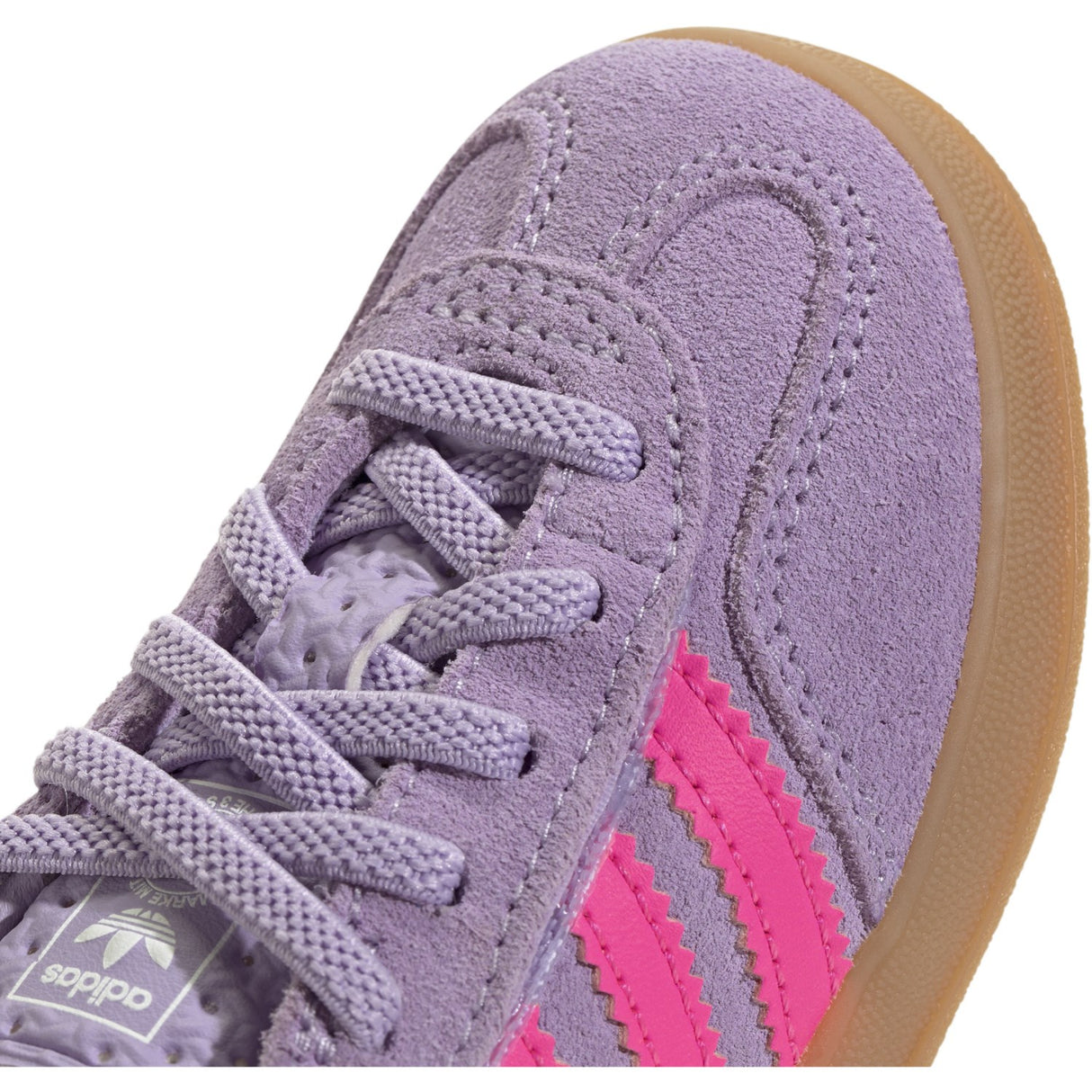 adidas Originals Powder Plum/Lucid Pink/Gum 2 Gazelle Indoor Cf El I Sneakers