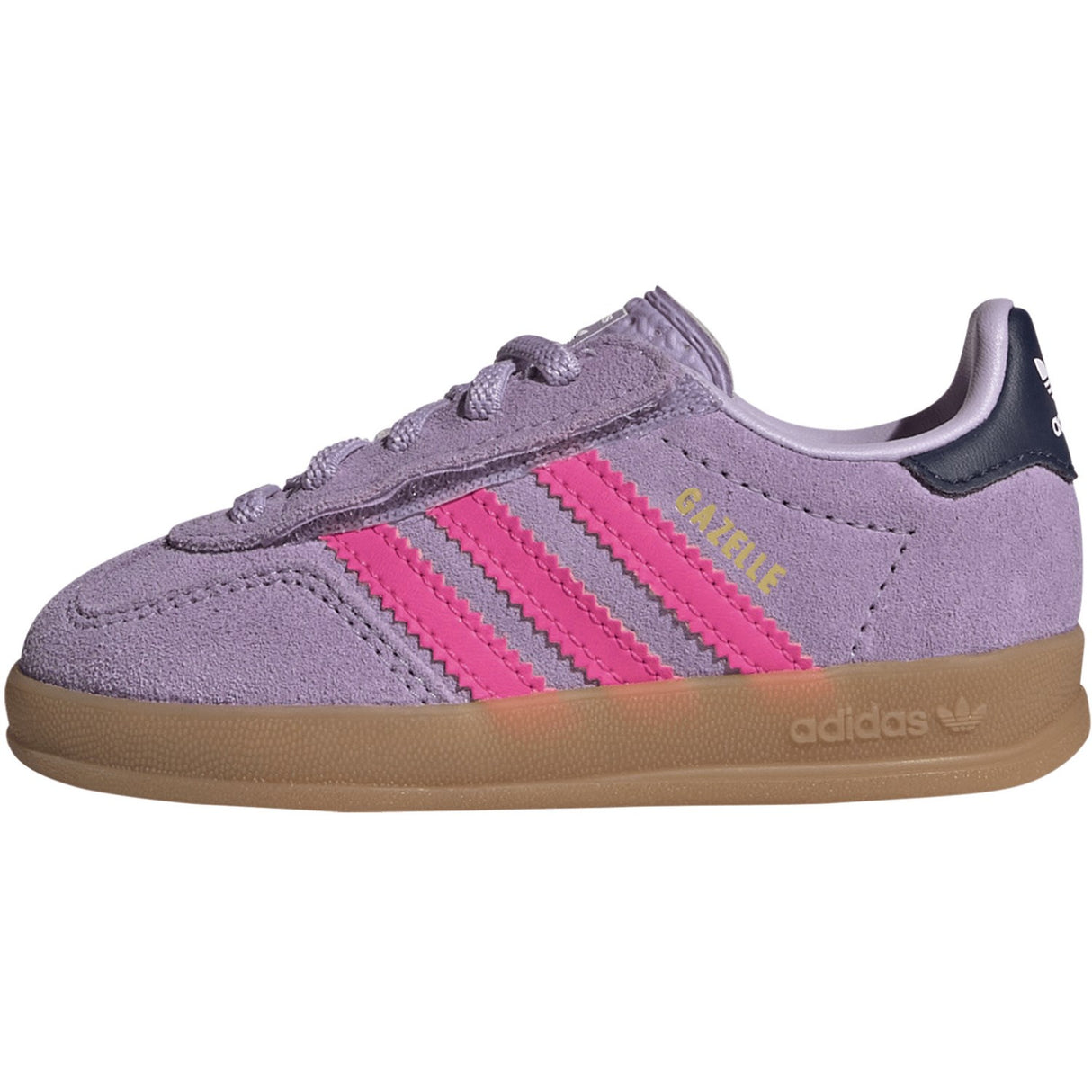 adidas Originals Powder Plum/Lucid Pink/Gum 2 Gazelle Indoor Cf El I Sneakers