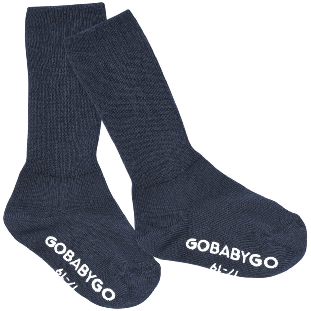 Gobabygo Navy Blue Non Slip Strømper