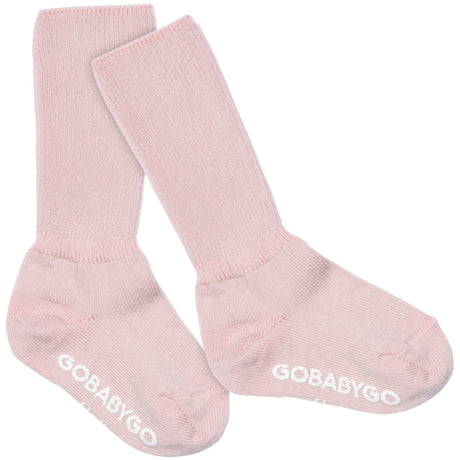 Gobabygo Soft Pink Non Slip Strømper