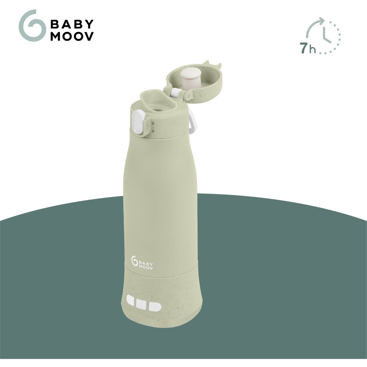 Babymoov Sage Green Moov & Feed Autonomous Flaske Warmer