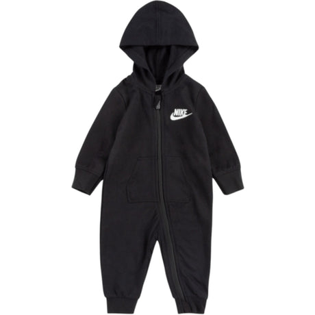 NIKE Black Baby French Terry Coverall
