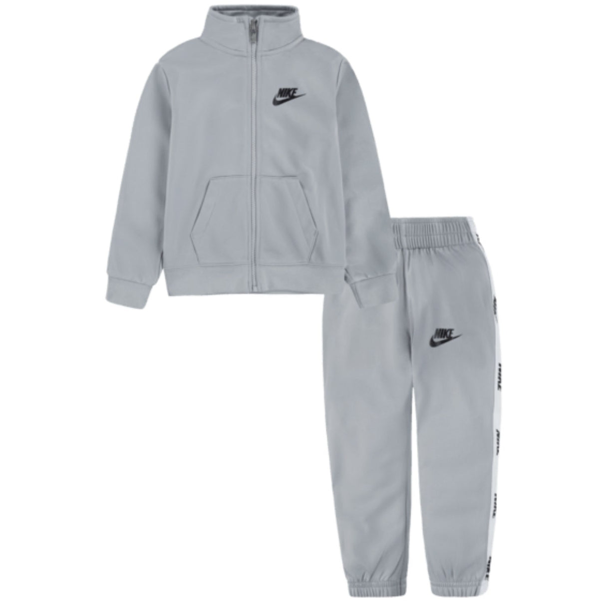 NIKE Lt Smoke Grey / White Nike Tricot Sett