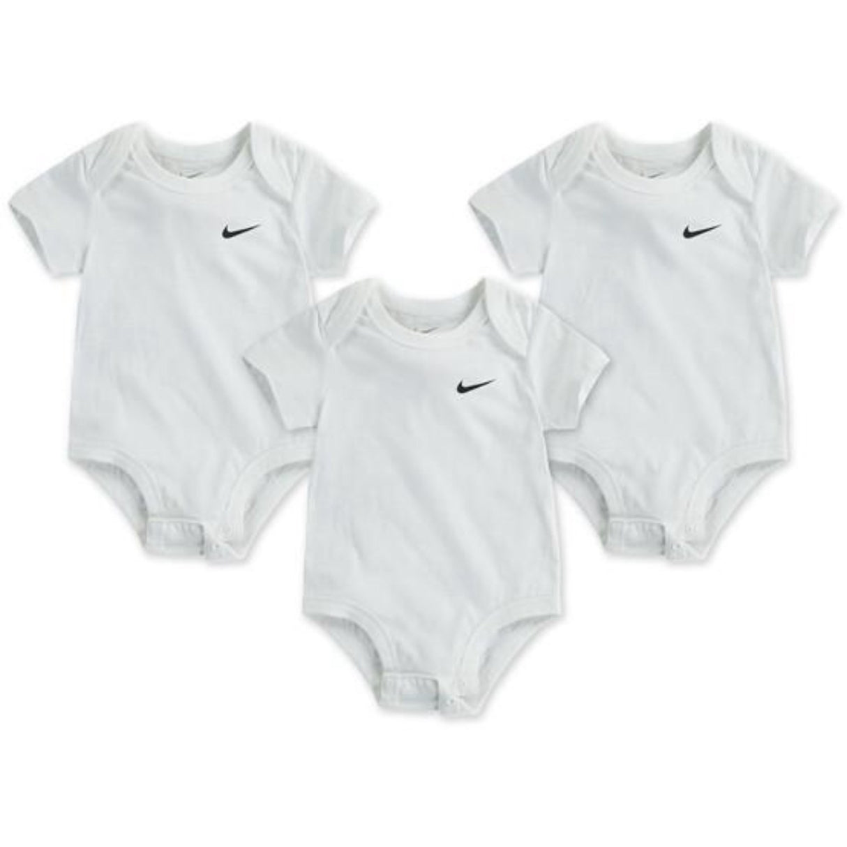 NIKE White 3-Pakning Swoosh Body