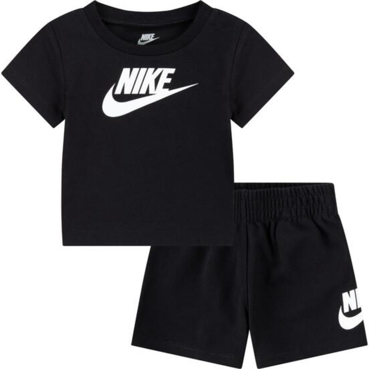 NIKE Black Club T-Shirt Og Shorts Sett