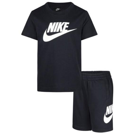 NIKE Black Club T-Shirt & Shorts Sett
