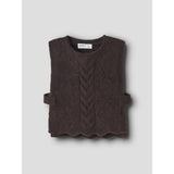 Name It Chocolate Plum Nmflea Strikk Vest
