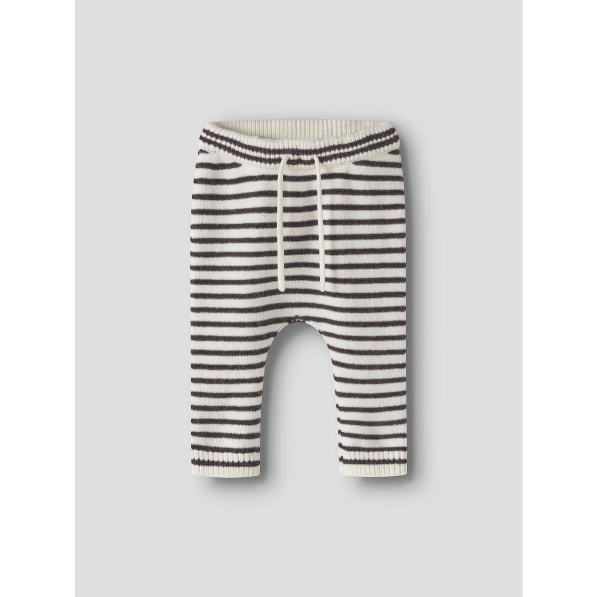 Name It Antique White Chocolate Plum Nbmostripe Strikk Bukser