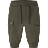 Name It Olive Night Nbmoktav Sweat Bukser Bru