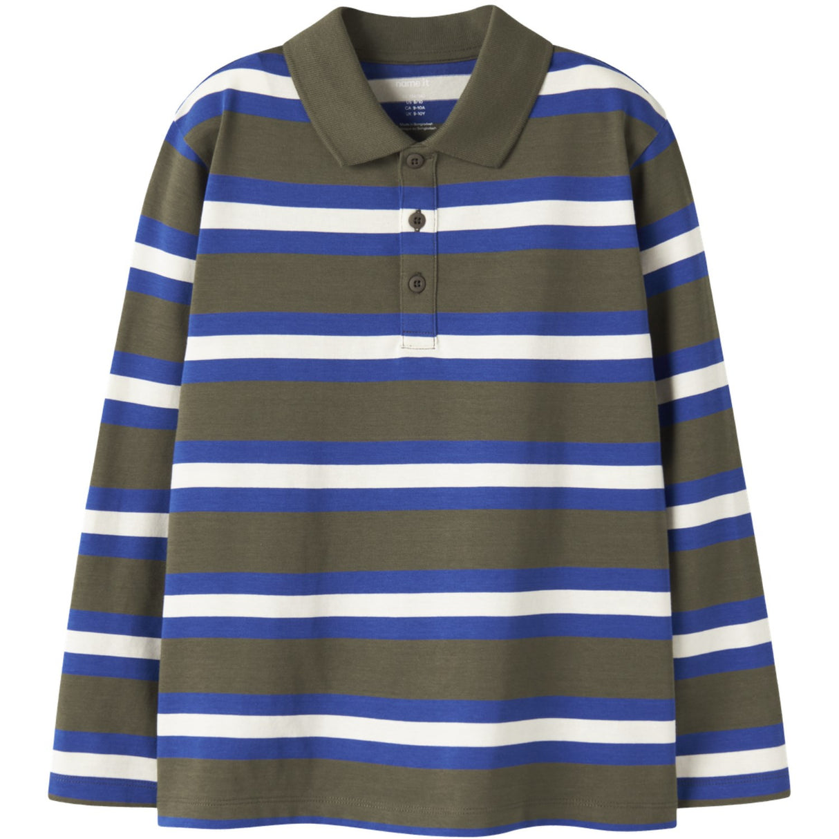 Name It Olive Night Nkmnaftali Ls Nreg Polo Eske