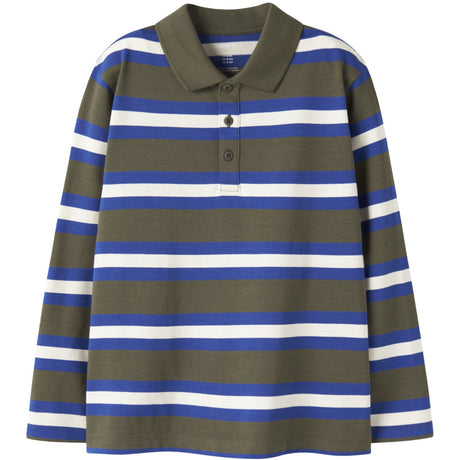 Name It Olive Night Nkmnaftali Ls Nreg Polo Eske