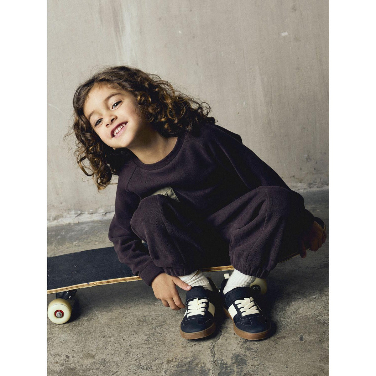 Name It Chocolate Plum Nmmosborne Barrel Sweat Bukser