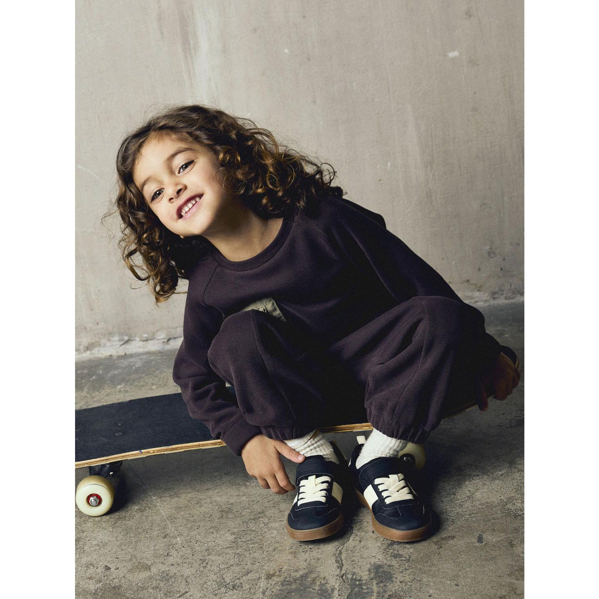 Name It Chocolate Plum Nmmosborne Barrel Sweat Bukser