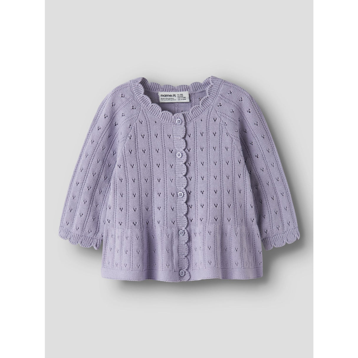 Name It Heirloom Lilac Nbfoxenia Ls Strikk Card