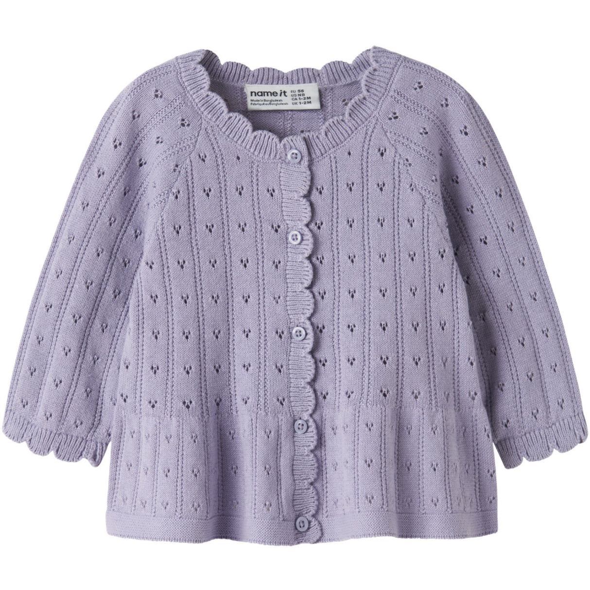 Name It Heirloom Lilac Nbfoxenia Ls Strikk Card