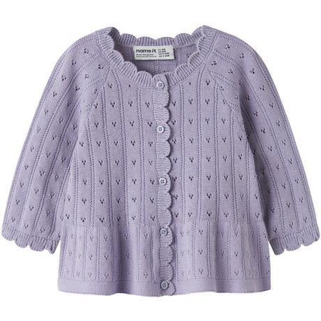 Name It Heirloom Lilac Nbfoxenia Ls Strikk Card