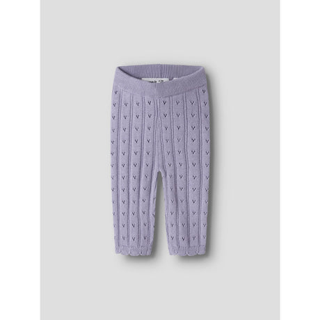 Name It Heirloom Lilac Nbfoxenia Strikk Leggings